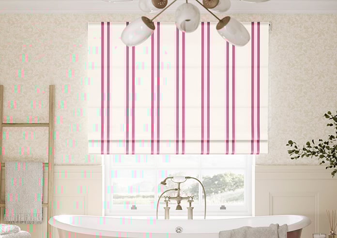 Winnies Stripe, Cosmos - Roman Blind - Image 3